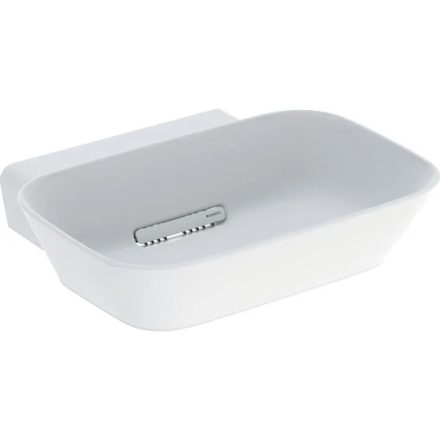 Geberit One pultra ültethető mosdó 50 cm, csaplyuk és túlfolyó nélkül, matt fehér 505.052.00.1