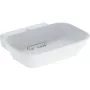 Geberit One pultra ültethető mosdó 50x42,5 cm csaplyukkal, túlfolyó nélkül, matt fehér 505.053.00.1