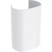   Geberit ONE design szifontakaró, pórszórt rozsdamentes acél, fehér 505.058.01.1