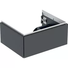  Geberit One alsó szekrény mosdóhoz 1 fiókkal 59x47 cm, matt fekete 505.071.00.8
