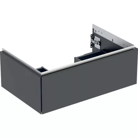 Geberit One alsó szekrény mosdóhoz 1 fiókkal 74x47 cm, matt fekete 505.072.00.8