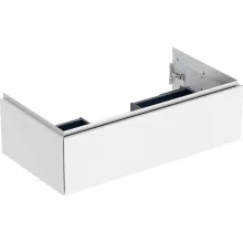   Geberit One alsó szekrény mosdóhoz 1 fiókkal 88,8x47 cm, magasfényű fehér 505.073.00.1