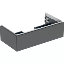   Geberit One alsó szekrény mosdóhoz 1 fiókkal 88,8x47 cm, matt láva 505.073.00.3