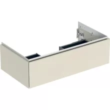   Geberit One alsó szekrény mosdóhoz 1 fiókkal 88,8x47 cm, magasfényű homokszürke 505.073.00.4