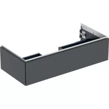   Geberit One alsó szekrény mosdóhoz 1 fiókkal 103x47cm, matt fekete 505.074.00.8