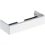 Geberit One alsó szekrény mosdóhoz 1 fiókkal 118x47 cm, magasfényű fehér 505.075.00.1