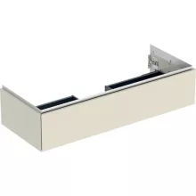   Geberit One alsó szekrény mosdóhoz 1 fiókkal 118x47 cm, magasfényű homokszürke 505.075.00.4