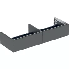   Geberit One alsó szekrény mosdóhoz két fiókkal 133x47cm, matt láva 505.076.00.3