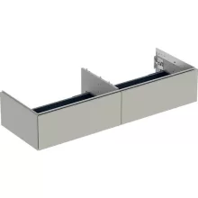   Geberit One alsó szekrény mosdóhoz két fiókkal 133x47cm, matt greige 505.076.00.7