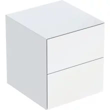   Geberit One oldalsó szekrény két fiókkal 45x47 cm, magasfényű fehér 505.077.00.1