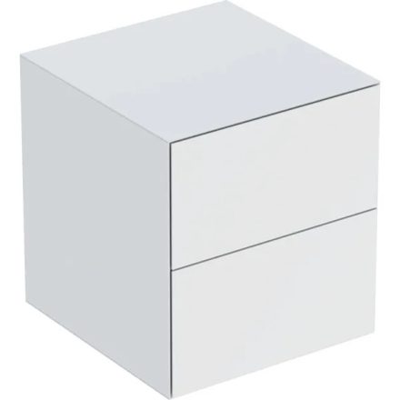 Geberit One oldalsó szekrény két fiókkal 45x47 cm, matt fehér 505.077.00.2