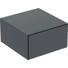   Geberit One oldalsó szekrény egy fiókkal 45x47 cm, matt fekete 505.078.00.8