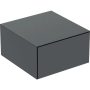 Geberit One oldalsó szekrény egy fiókkal 45x47 cm, matt fekete 505.078.00.8