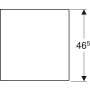 Geberit One oldalsó polcelem 45x47 cm, hikoridió 505.079.00.6