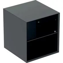   Geberit One oldalsó polcelem 45x47 cm, matt fekete 505.079.00.8