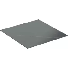   Geberit One kőanyag burkolat oldalsó szekrényhez és polcelemhez, 45x46,5 cm, márványhatású fekete 505.080.00.1