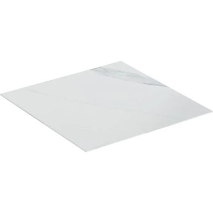 Geberit One kőanyag burkolat oldalsó szekrényhez és polcelemhez, 45x46,5 cm, márványhatású fehér 505.081.00.1