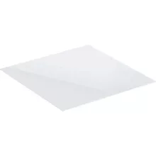   Geberit One üveglap burkolat oldalsó szekrényhez és polcelemhez, 45x46,5 cm, fehér üveg 505.082.00.1