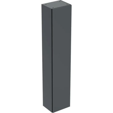 Geberit One magas szekrény 1 ajtóval 36x180 cm, matt fekete 505.083.00.8