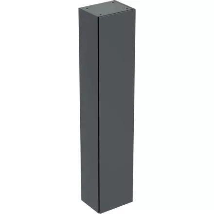Geberit One magas szekrény 1 ajtóval 36x180 cm, matt fekete 505.083.00.8
