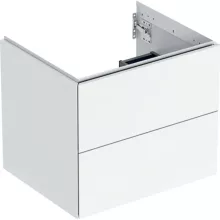   Geberit One alsó szekrény mosdóhoz 2 fiókkal 59,2x47 cm, magasfényű fehér 505.261.00.1