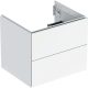 Geberit One alsó szekrény mosdóhoz 2 fiókkal 59,2x47 cm, magasfényű fehér 505.261.00.1
