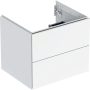 Geberit One alsó szekrény mosdóhoz 2 fiókkal 59,2x47 cm, magasfényű fehér 505.261.00.1