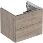 Geberit One alsó szekrény mosdóhoz 2 fiókkal 59,2x47 cm, hikoridió 505.261.00.6