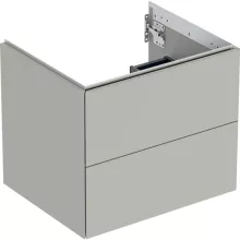   Geberit One alsó szekrény mosdóhoz 2 fiókkal 59,2x47 cm, matt greige 505.261.00.7