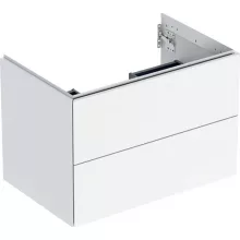   Geberit One alsó szekrény mosdóhoz 2 fiókkal 74x47 cm, magasfényű fehér 505.262.00.1
