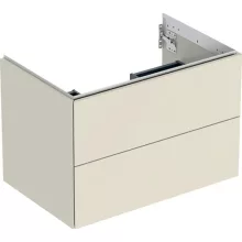   Geberit One alsó szekrény mosdóhoz 2 fiókkal 74x47 cm, magasfényű homokszürke 505.262.00.4