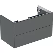  Geberit One alsó szekrény mosdóhoz 2 fiókkal 88,8x47 cm, matt láva 505.263.00.3