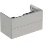 Geberit One alsó szekrény mosdóhoz 2 fiókkal 88,8x47 cm, matt greige 505.263.00.7