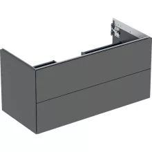   Geberit One alsó szekrény mosdóhoz 2 fiókkal 103x47 cm, matt láva 505.264.00.3