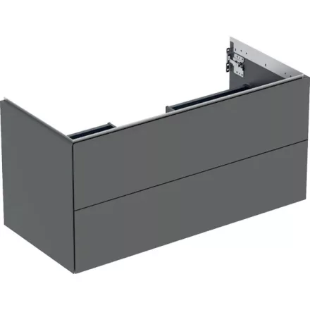 Geberit One alsó szekrény mosdóhoz 2 fiókkal 103x47 cm, matt láva 505.264.00.3