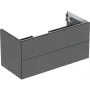 Geberit One alsó szekrény mosdóhoz 2 fiókkal 103x47 cm, matt láva 505.264.00.3