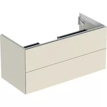   Geberit One alsó szekrény mosdóhoz 2 fiókkal 103x47 cm, magasfényű homokszürke 505.264.00.4