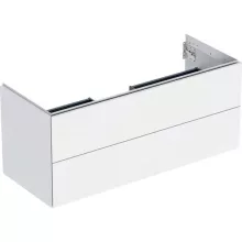   Geberit One alsó szekrény mosdóhoz 2 fiókkal 118x47 cm, matt fehér 505.265.00.2