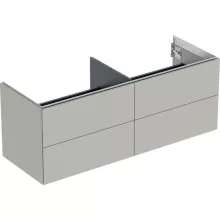   Geberit One alsó szekrény mosdóhoz négy fiókkal 135x47 cm, matt greige 505.266.00.7