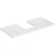 Geberit One mosdópult középső kivágással, pultra ültethető tálformájú mosdóhoz 105x47 cm, magasfényű fehér 505.274.00.1