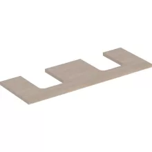   Geberit One mosdópult kivágással, két pultra ültethető tálformájú mosdóhoz 135x47 cm, tölgy 505.276.00.5