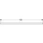 Geberit One mosdópult kivágással, két pultra ültethető tálformájú mosdóhoz 135x47 cm, tölgy 505.276.00.5