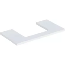   Geberit One mosdópult középső kivágással, pultra ültethető mosdóhoz 90x47 cm, matt fehér 505.283.00.2