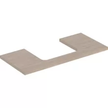   Geberit One mosdópult középső kivágással, pultra ültethető mosdóhoz 105x47 cm, tölgy 505.284.00.5