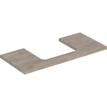   Geberit One mosdópult középső kivágással, pultra ültethető mosdóhoz 105x47 cm, hikoridió 505.284.00.6