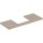 Geberit One mosdópult középső kivágással, pultra ültethető mosdóhoz 120x47 cm, tölgy 505.285.00.5