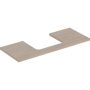 Geberit One mosdópult középső kivágással, pultra ültethető mosdóhoz 120x47 cm, tölgy 505.285.00.5