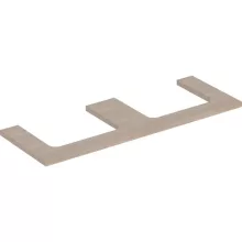   Geberit One mosdópult kivágással, két pultra ültethető mosdóhoz 135x47 cm, tölgy 505.286.00.5