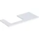 Geberit One mosdópult bal oldali kivágással 105x47 cm, pultra ültethető mosdóhoz, matt fehér 505.304.00.2