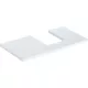 Geberit One mosdópult jobb oldali kivágással 90x47 cm, pultra ültethető tálformájú mosdóhoz, magasfényű fehér 505.313.00.1